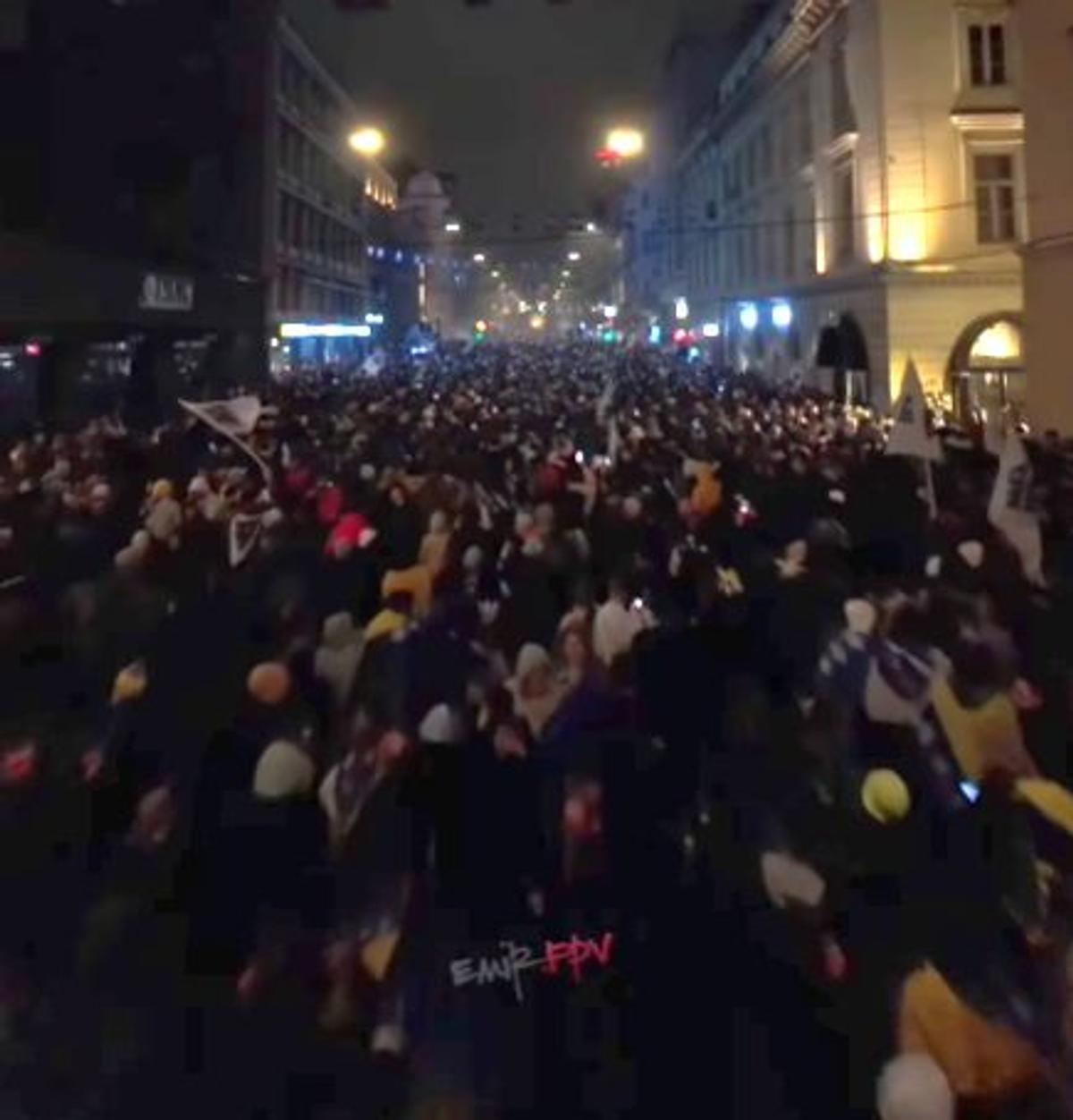 100.000 de oameni în stradă la Sarajevo! Imagini senzaționale, după calificarea la Campionatul Mondial
