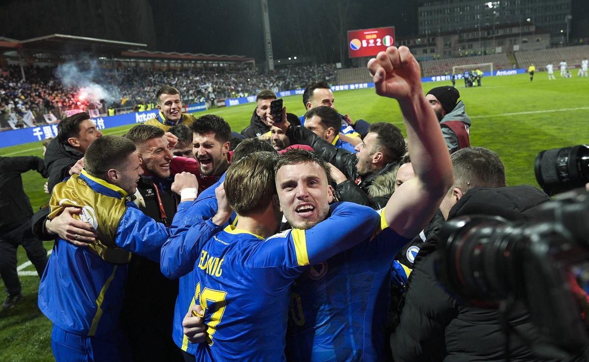 Bosnia - Italia, baraj pentru Campionatul Mondial // foto: Imago