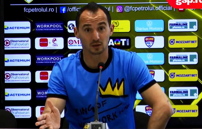 Claudiu Tudor (37 de ani), directorul sportiv al Petrolului, i-a dat o replică dură lui Daniel Oprița (40 de ani), antrenorul celor de la CSA Steaua, la finalul remizei din play-off, scor 0-0.