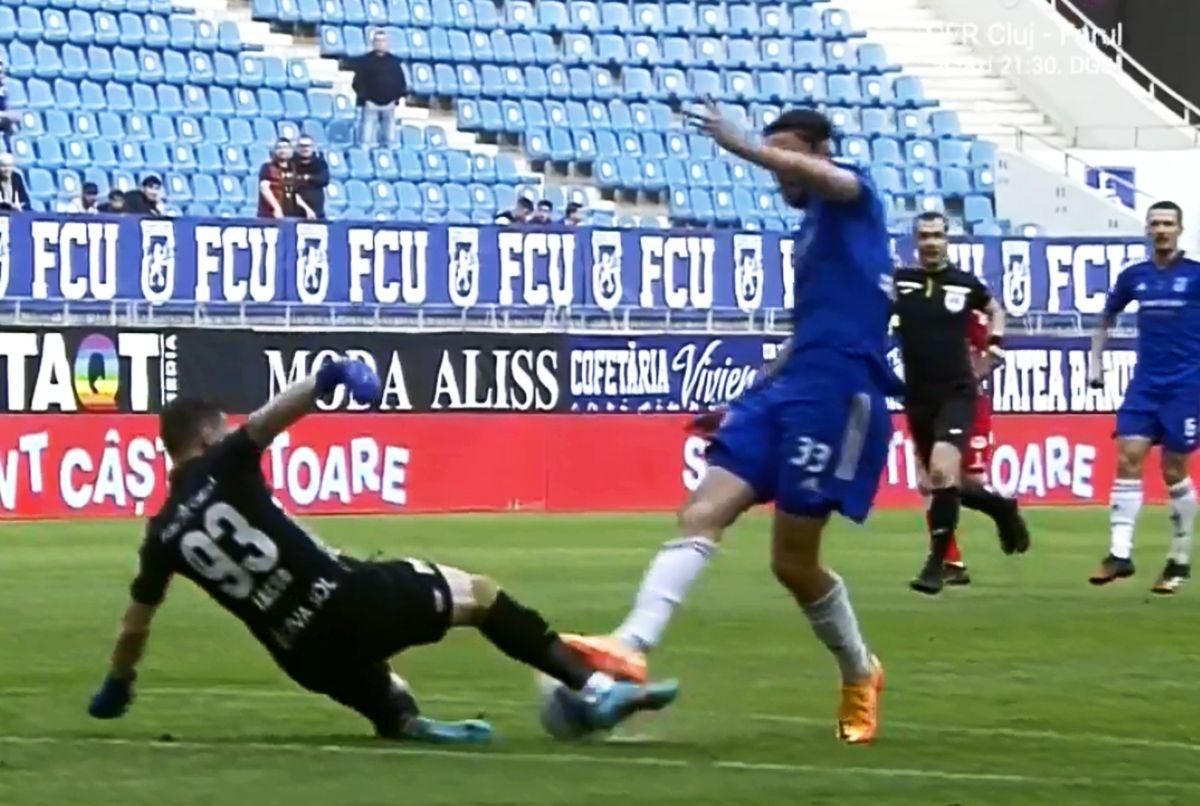 FCU Craiova - UTA, fault Bauza asupra lui Balauru