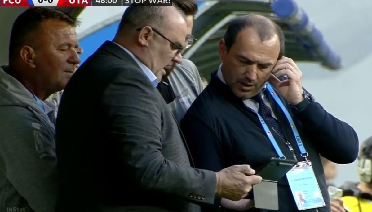 FCU Craiova - UTA, fault Bauza asupra lui Balauru