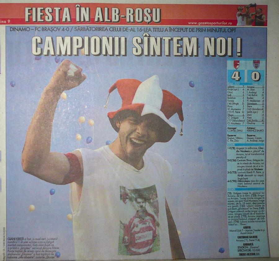 Caseta tehnică a meciului Dinamo - FC Brașov 4-0 Bogdan Lobonț, teorie nouă legată de „blatul” Dinamo - Lazio 1-3: „I-am spus lui Borcea să nu facă greșeala asta!” + Conflictul cu Mircea Rednic din vestiar, confirmat după 16 ani