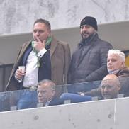 Nelu Varga, Bocciu și Gigi Corsicanu, la duelul CFR - FCSB din 15 decembrie 2022 / foto: GSP