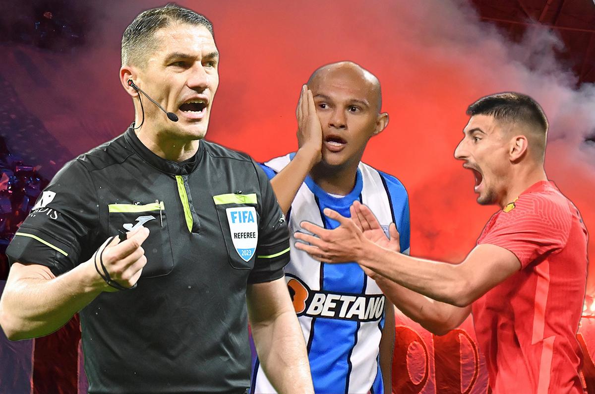 Pentru cine a arbitrat Kovacs? PATRU momente extrem de ciudate cu Istvan din derby-ul CSU Craiova - FCSB