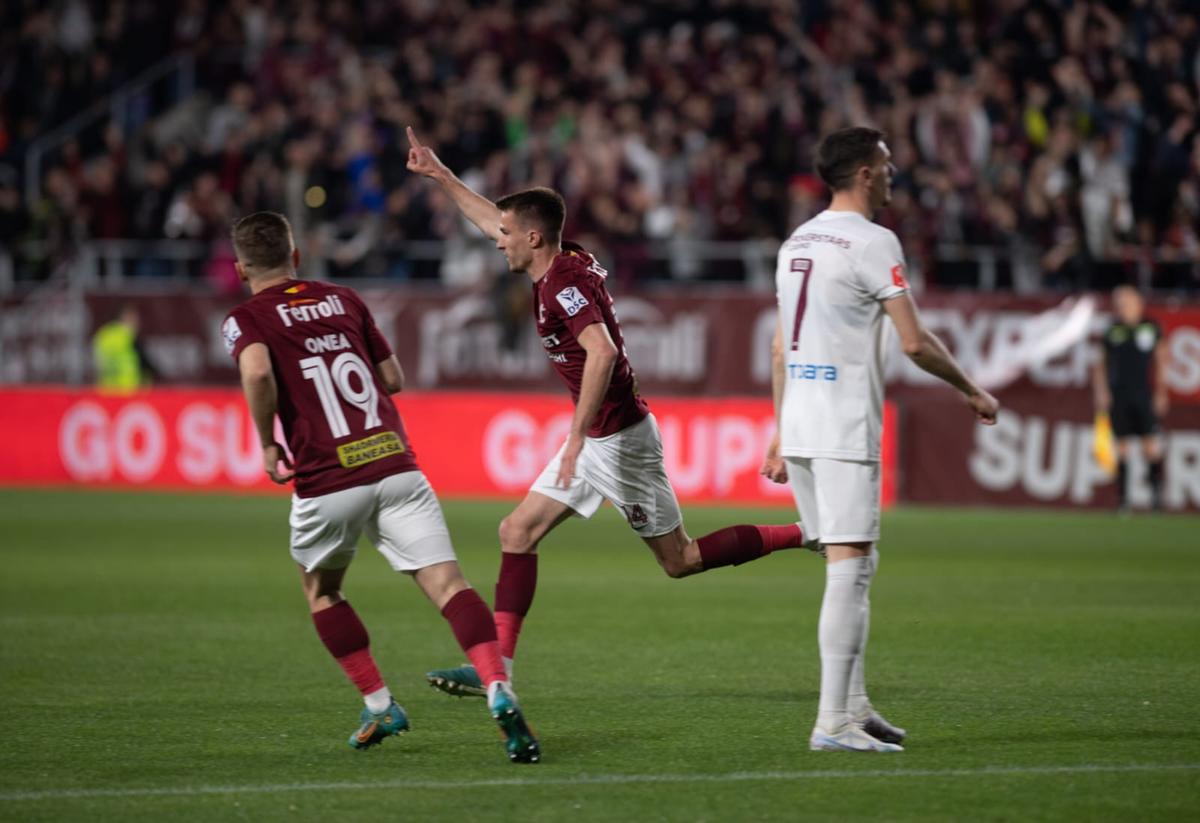 Eroul Rapidului cu CFR Cluj explică ce se întâmplă cu echipa lui Dan Petrescu: „Are cam același stil de joc”
