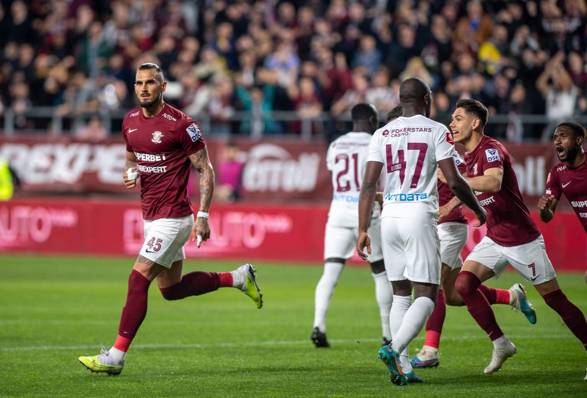 Eroul Rapidului cu CFR Cluj explică ce se întâmplă cu echipa lui Dan Petrescu: „Are cam același stil de joc”
