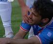 Fază confuză în Buzău - Dinamo, cu Dujmovic și Gaitan / FOTO: Capturi TV @Digi Sport 1