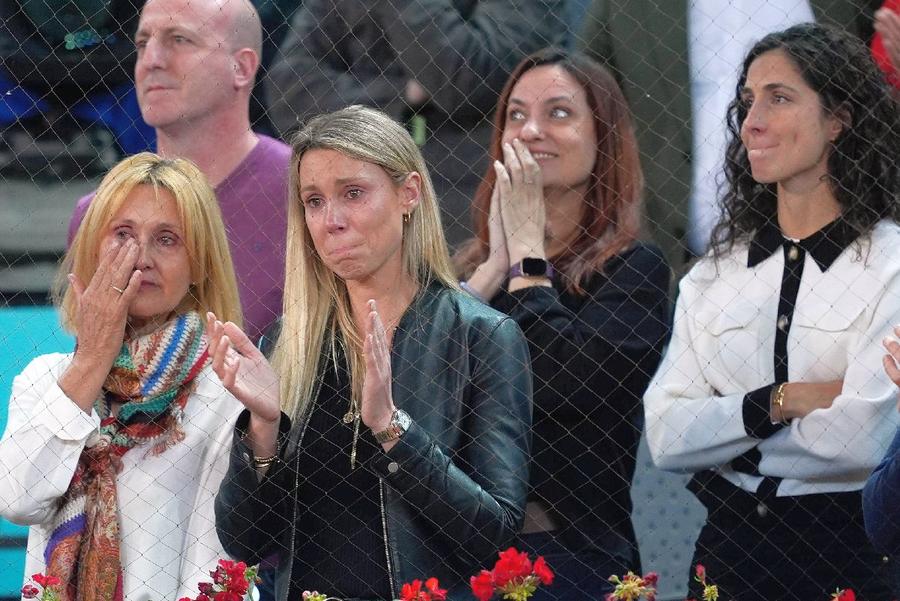 Mama (în stânga), Maribel, sora lui Rafa (în centru) și soția Xisca (ultima din dreapta) / Sursă foto: Imago Images Tenisul înainte și după Nadal