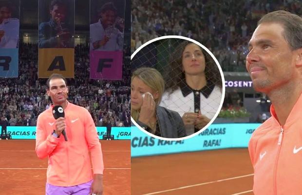 Rafa Nadal y nada más » Noapte copleșitoare la Madrid: eliminat, „Regele Zgurii” și-a luat adio de la turneu. Soția și sora au plâns în arenă + Românul menționat în discursul de rămas-bun