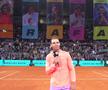 Scenografia pregătită la Madrid pentru Rafael Nadal / Sursă foto: Captură Twitter