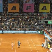 Scenografia pregătită la Madrid pentru Rafael Nadal / Sursă foto: Imago Images