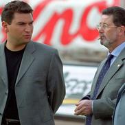 Cristi Borcea, Cornel Dinu și Ion Marin, în 2002 / Sursă foto: Arhivă Gazeta Sporturilor