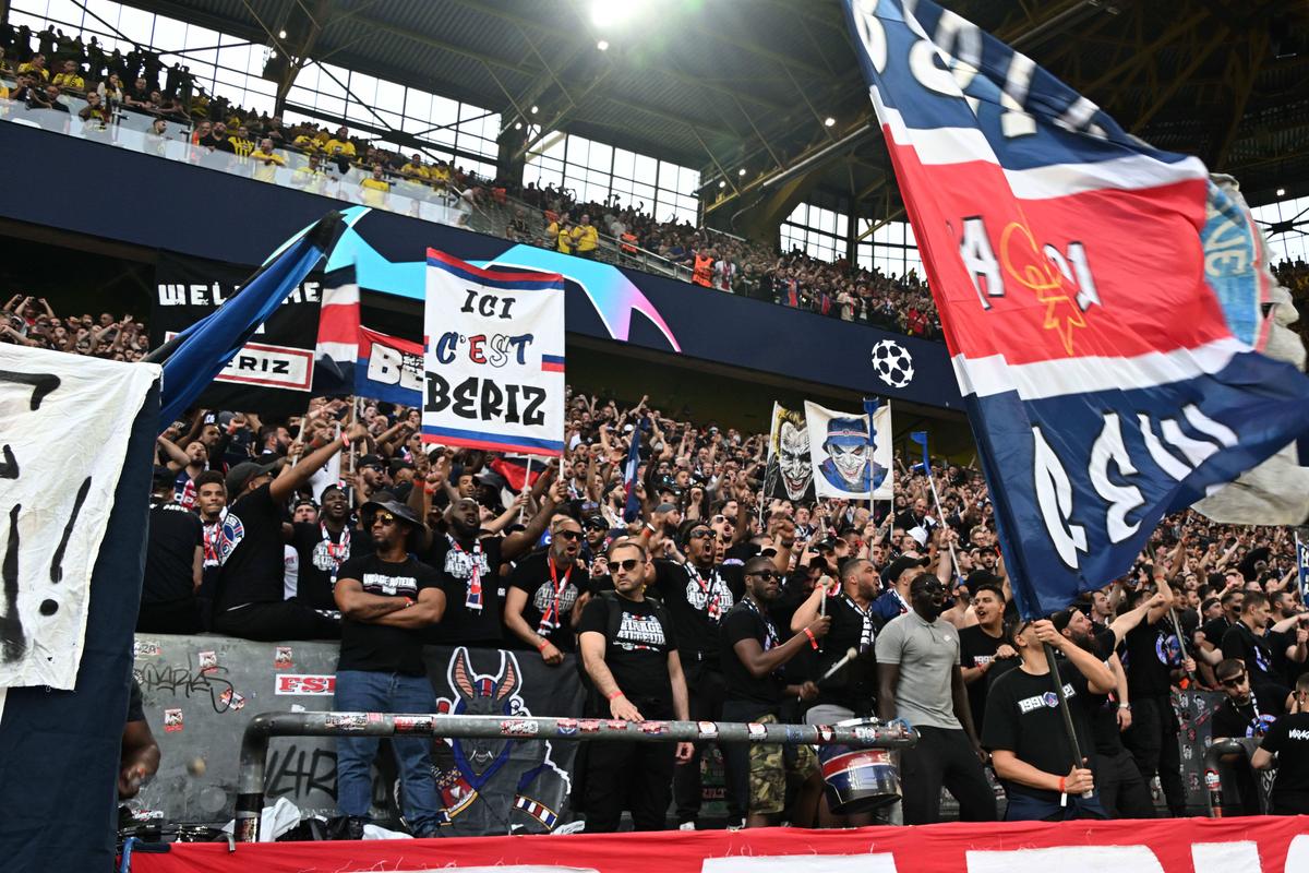 Senzație înainte de Dortmund - PSG » Suporterii au făcut spectacol