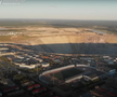 Imagini SF! Stadionul de fotbal se află la câteva sute de metri de o groapă inimaginabilă