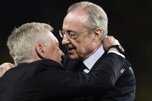Carlo Ancelotti & Florentino Perez