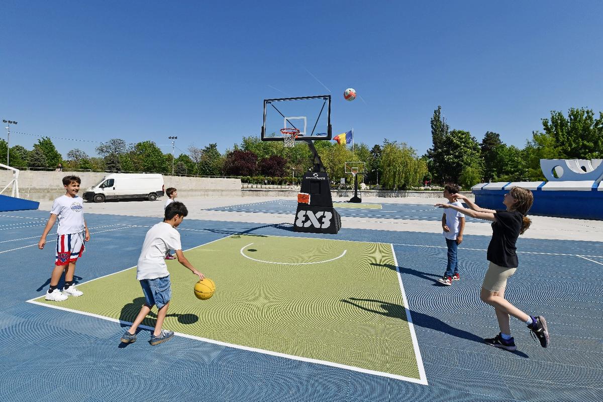 Baschet în Parcul Drumul Taberei din Sectorul 6