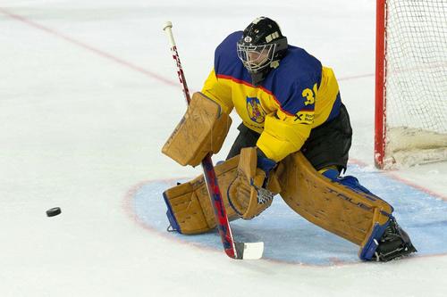 România a pierdut cu Japonia, scor 3-5, în al patrulea meci de la Campionatul Mondial de hochei pe gheață disputat la Sf. Gheorghe/ foto: Facebook @FRHG