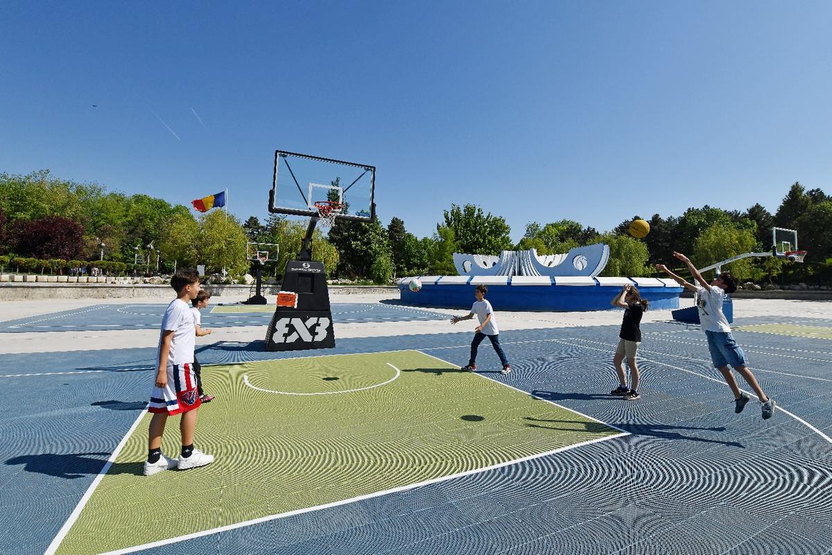Baschet în Parcul Drumul Taberei din Sectorul 6