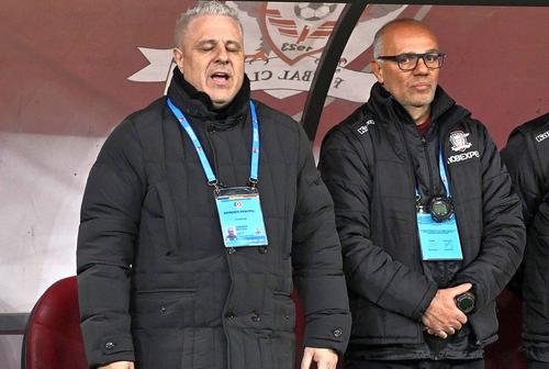 Cristi Petre, în dreapta, alături de Marius Șumudică // foto: Imago Images