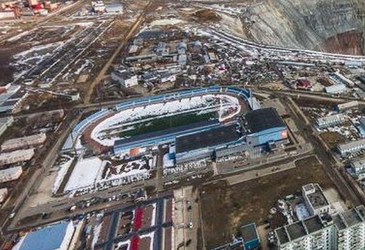 Mina Mir și stadionul din Mirny, despărțite de câteva sute de metri! Imagini SF