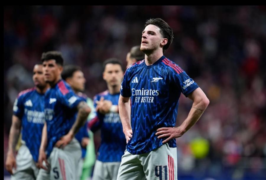 Arteta tremură! Din ce cauză riscă să fie suspendat Declan Rice pentru returul cu Atletico