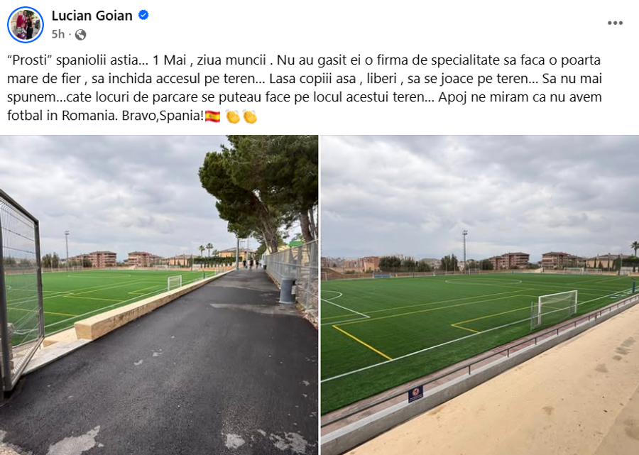 Mesaj-manifest al campionului cu Dinamo: „«Proști» spaniolii ăștia... Ne mai mirăm că nu avem fotbal!”