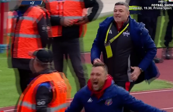 Ce scene în prelungiri la Chindia - Steaua! Oprița a sprintat spre Peluza Sud