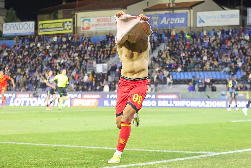 Walid Cheddira, sărbătoare în Pisa - Lecce / FOTO: GettyImages