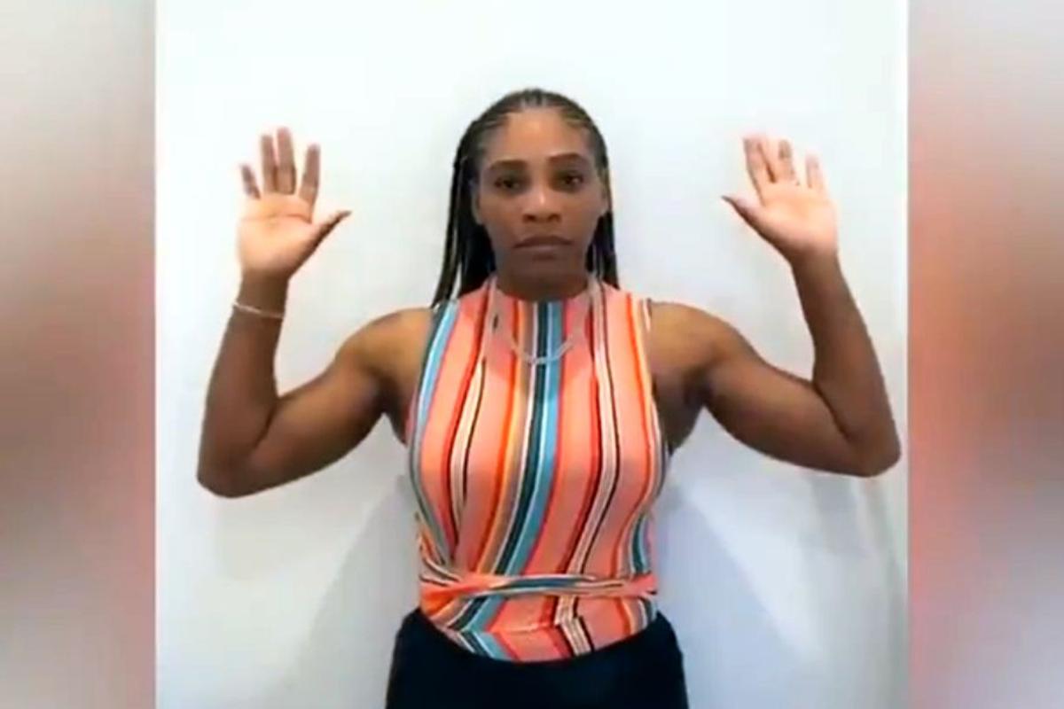 VIDEO Campanie de amploare în tenis după moartea lui George Floyd » Serena Williams se implică: „Rachetele jos, mâinile sus”