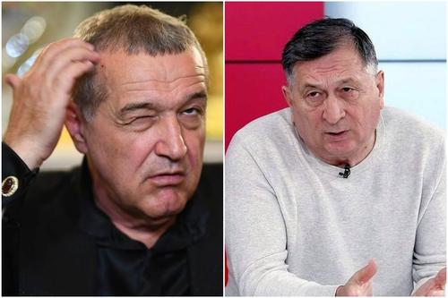 Gigi Becali (stânga) și Ion Crăciunescu