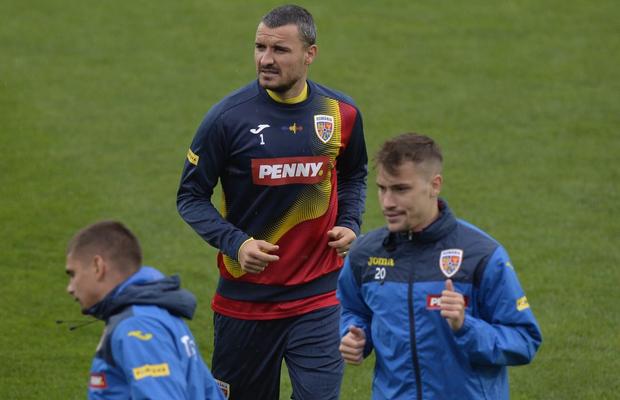 România, antrenament oficial înaintea meciului amical cu Georgia