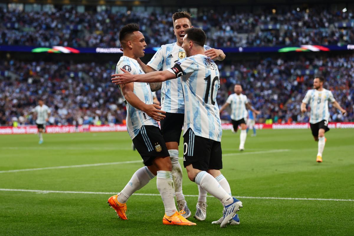 Italia, zdrobită de Argentina în „Finalissima 2022” » Messi și-a depus candidatura pentru Mondial!