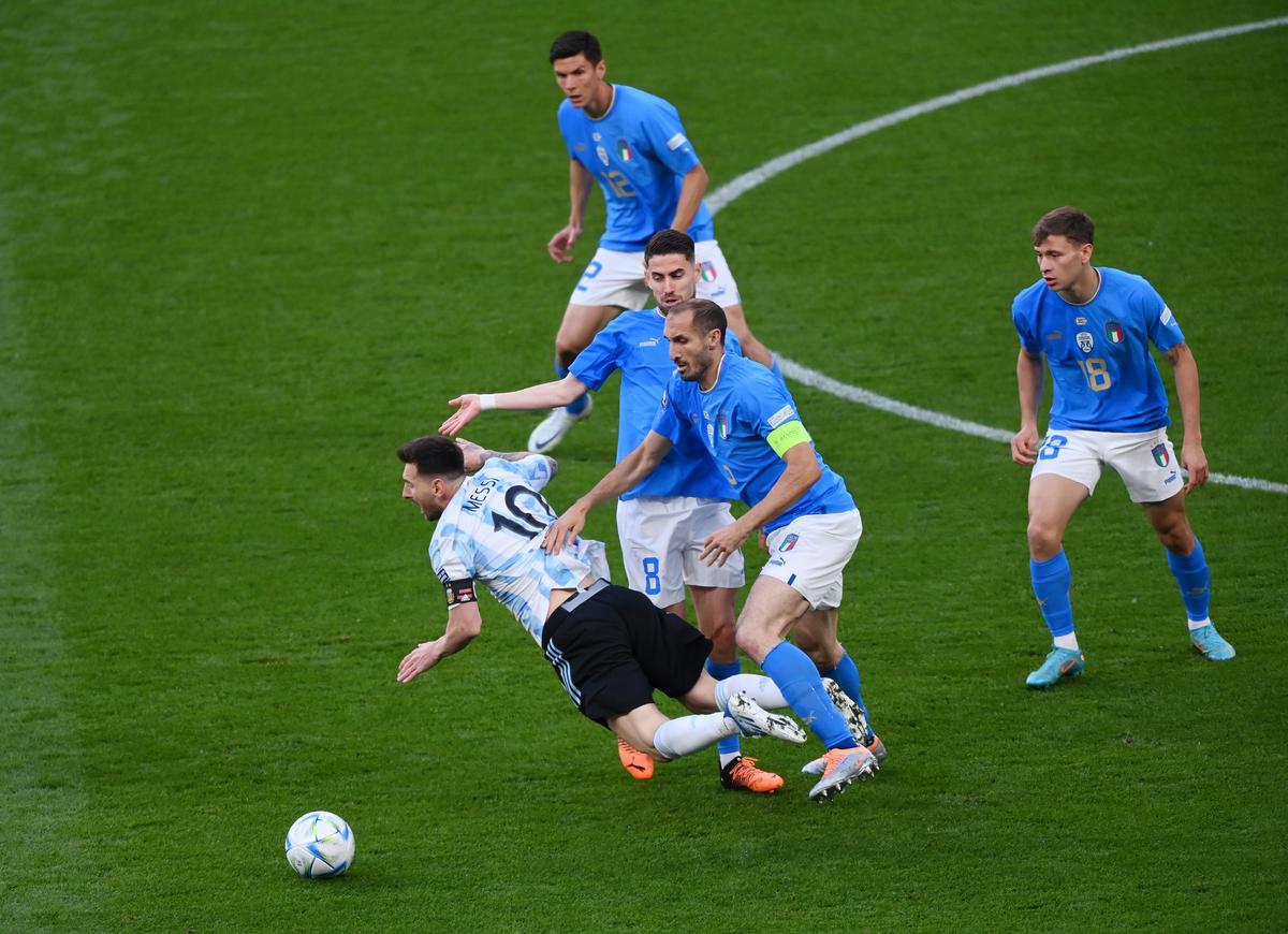 Italia, zdrobită de Argentina în „Finalissima 2022” » Messi și-a depus candidatura pentru Mondial!