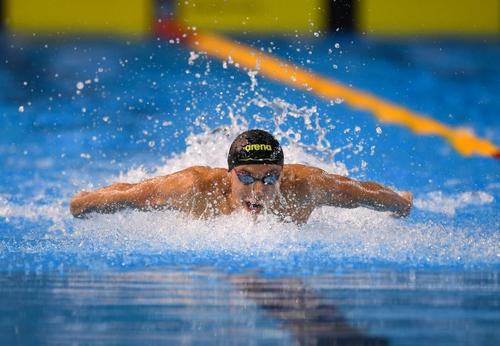 David Popovici începe Cupa României cu proba de 100 m fluture FOTO Raed Krishan