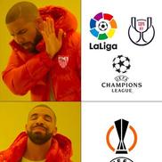 Sevilla, învingătoare doar în Europa League