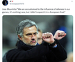 Mourinho și furia pe arbitraj