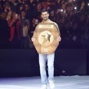 Novak Djokovic cu trofeul de campion al Franței Foto: Imago