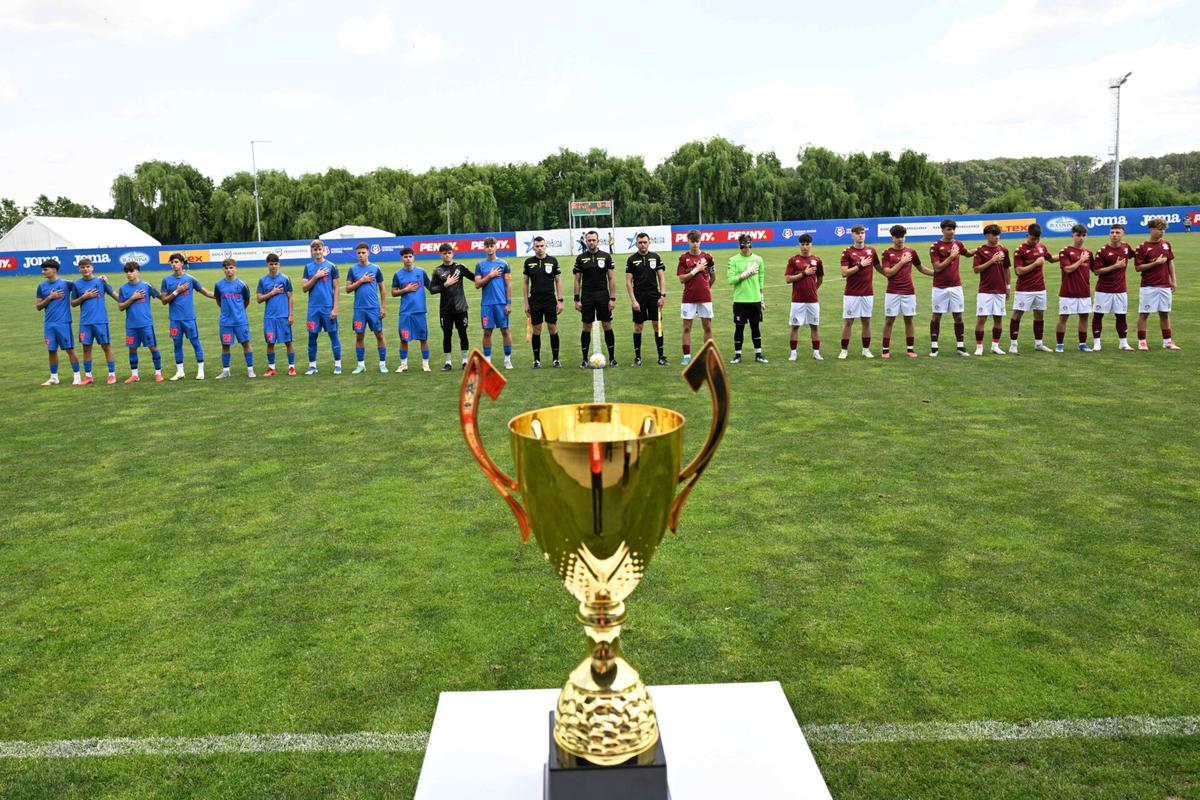 Rapid este noua campioană a Ligii Elitelor U16 după ce a învins FCSB în finala campionatului