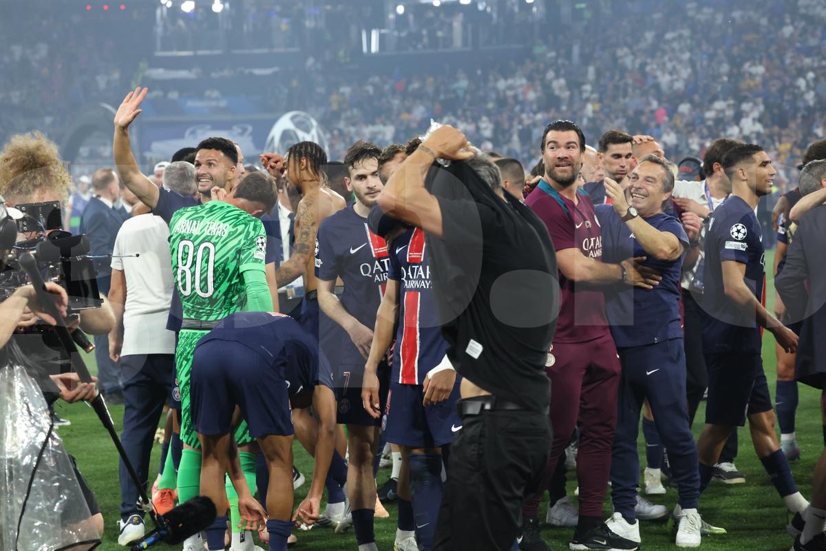 Luis Enrique la finalul meciului