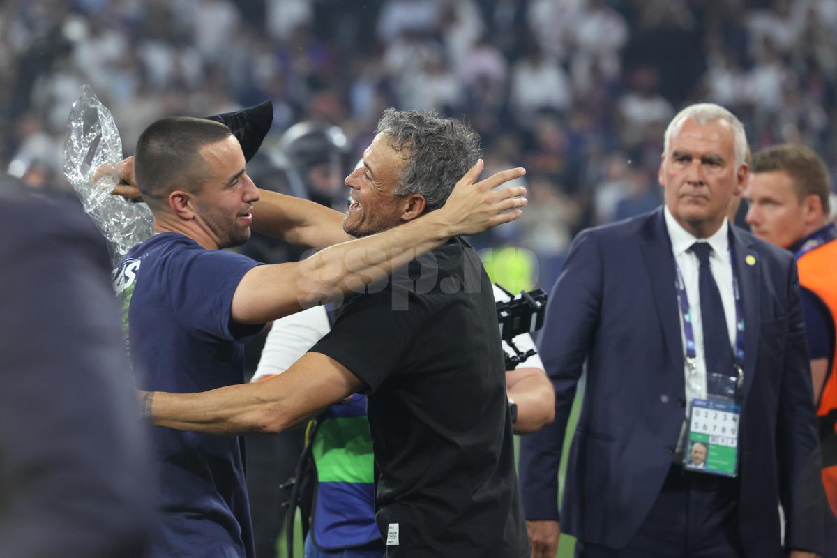Luis Enrique la finalul meciului