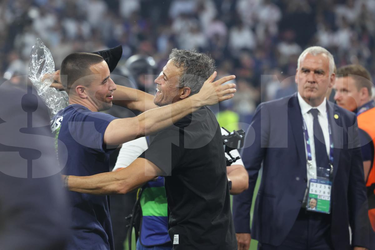 Luis Enrique la finalul meciului