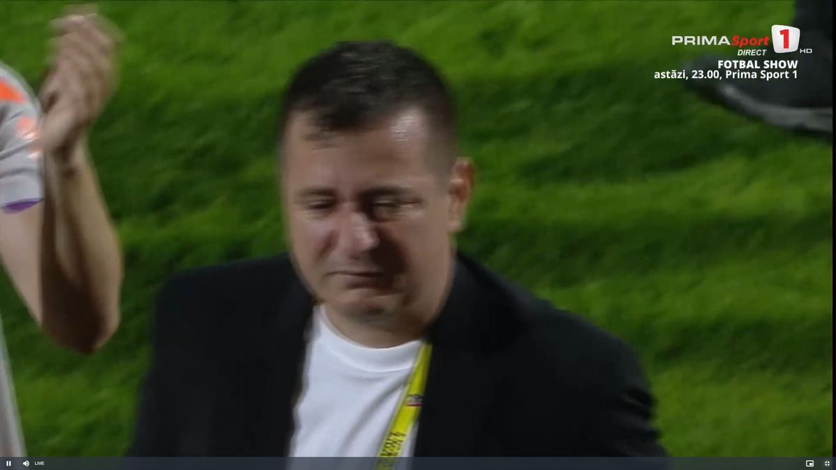 Ianis Zicu a început să plângă după ce Metaloglobus a promovat în Superliga