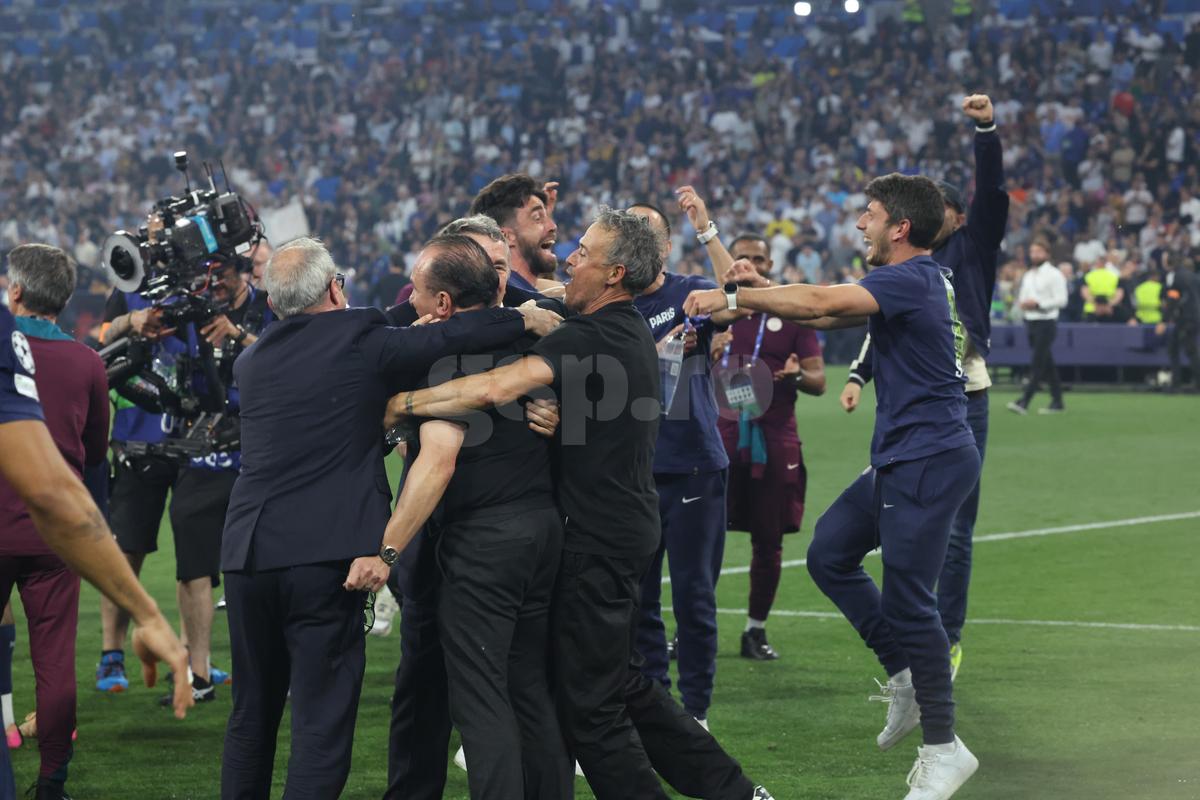 Luis Enrique la finalul meciului