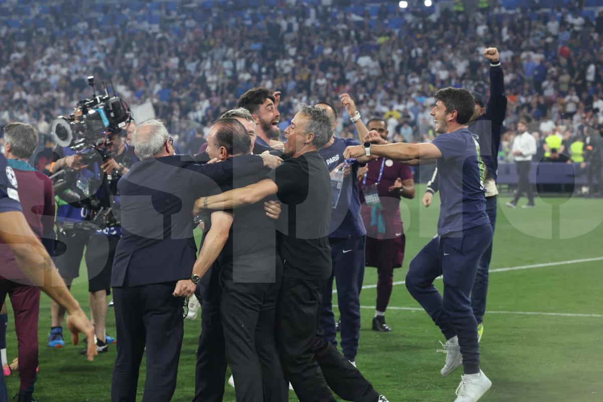 Luis Enrique la finalul meciului