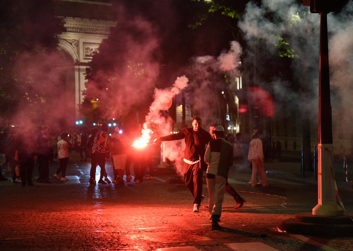 Incidente la Paris după PSG - Inter