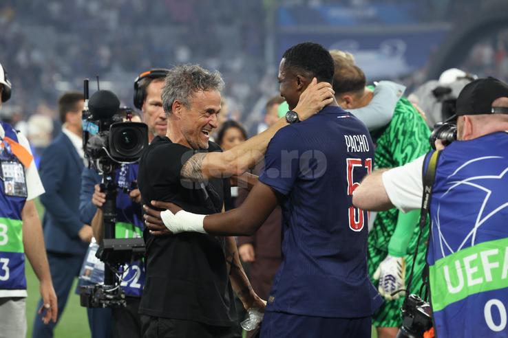 Imagini de la finalul partidei PSG - Inter Milano 5-0 FOTO: Ionuţ Iordache (GSP)