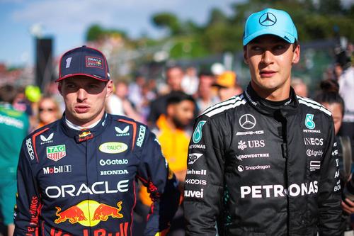 Max Verstappen și George Russell // Foto: Imago