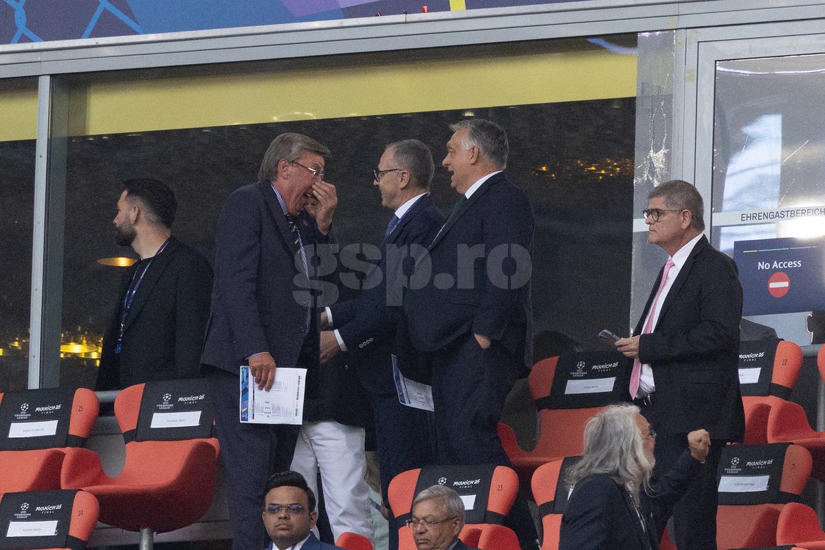 Viktor Orban la finala Ligii Campionilor de la Munchen