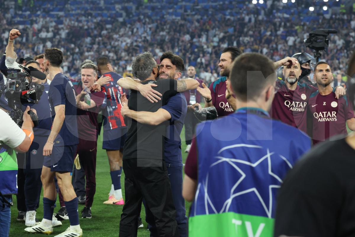 Luis Enrique la finalul meciului