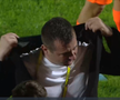 Ianis Zicu a început să plângă după ce Metaloglobus a promovat în Superliga. foto: captură Prima Sport